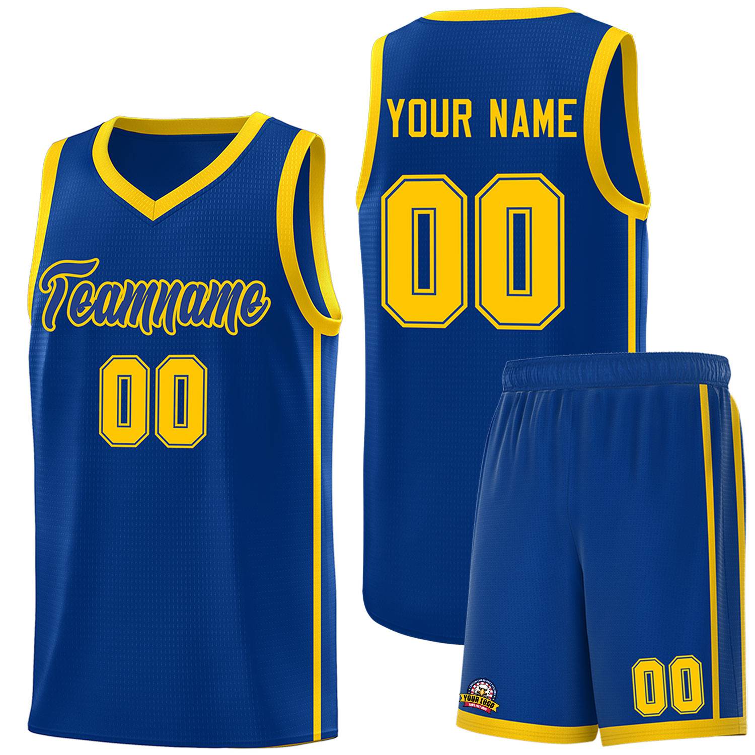 Custom Neon Green Navy-White Side Two-Tone Classic Sports Uniform Basketball Jersey |KXKSHOP