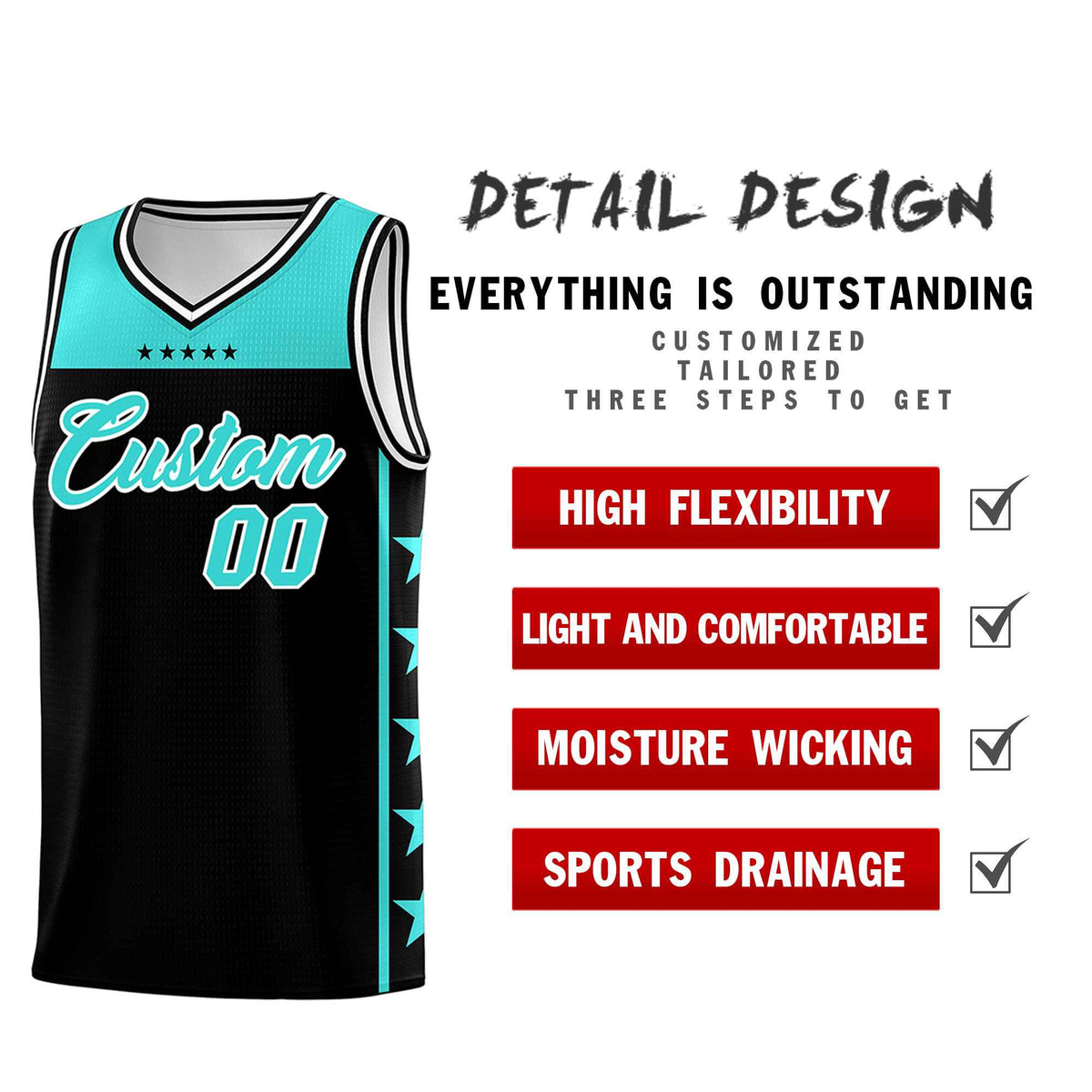 Custom Black Bright Green Color Block Sets Sports Uniform Basketball Jersey