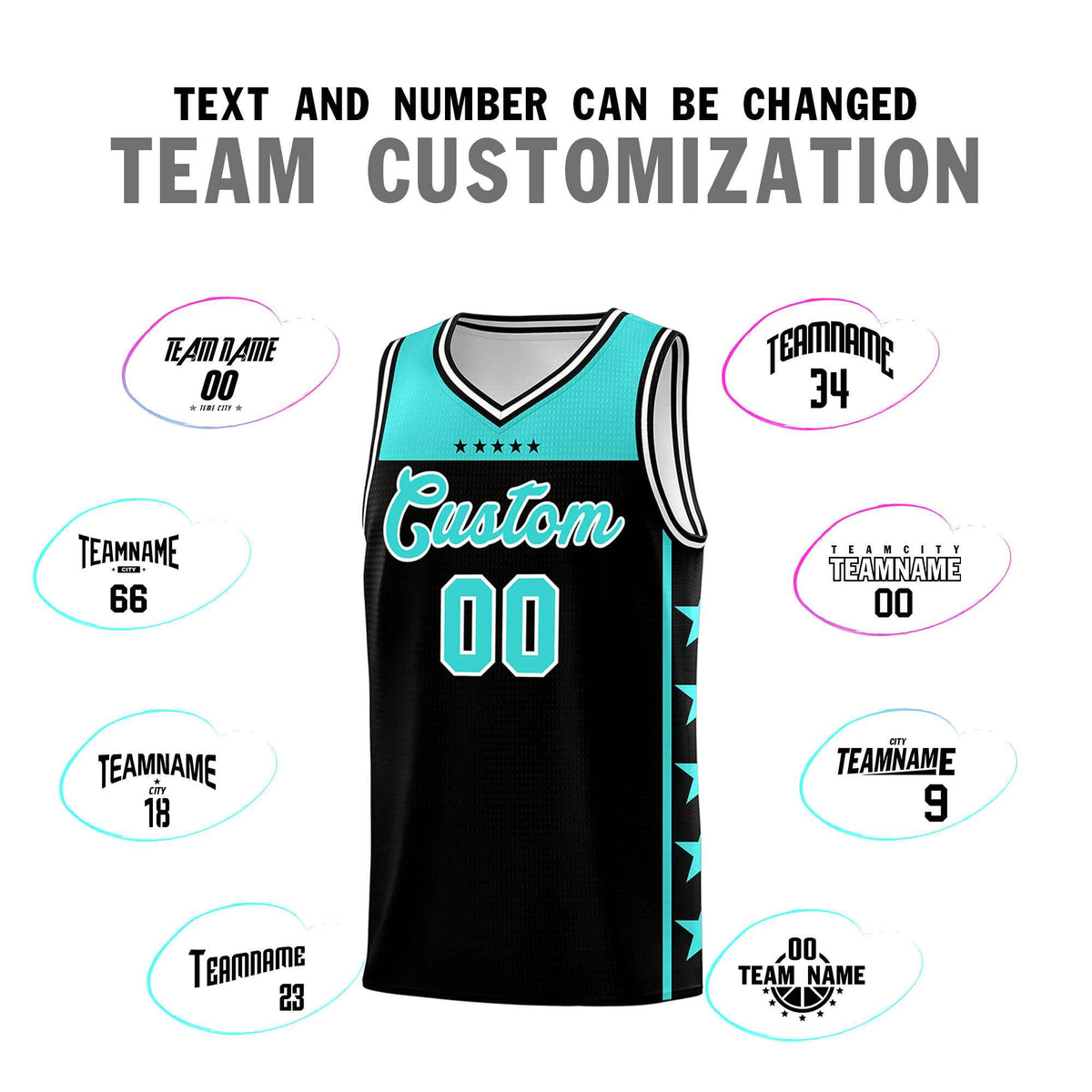 Custom Black Bright Green Color Block Sets Sports Uniform Basketball Jersey