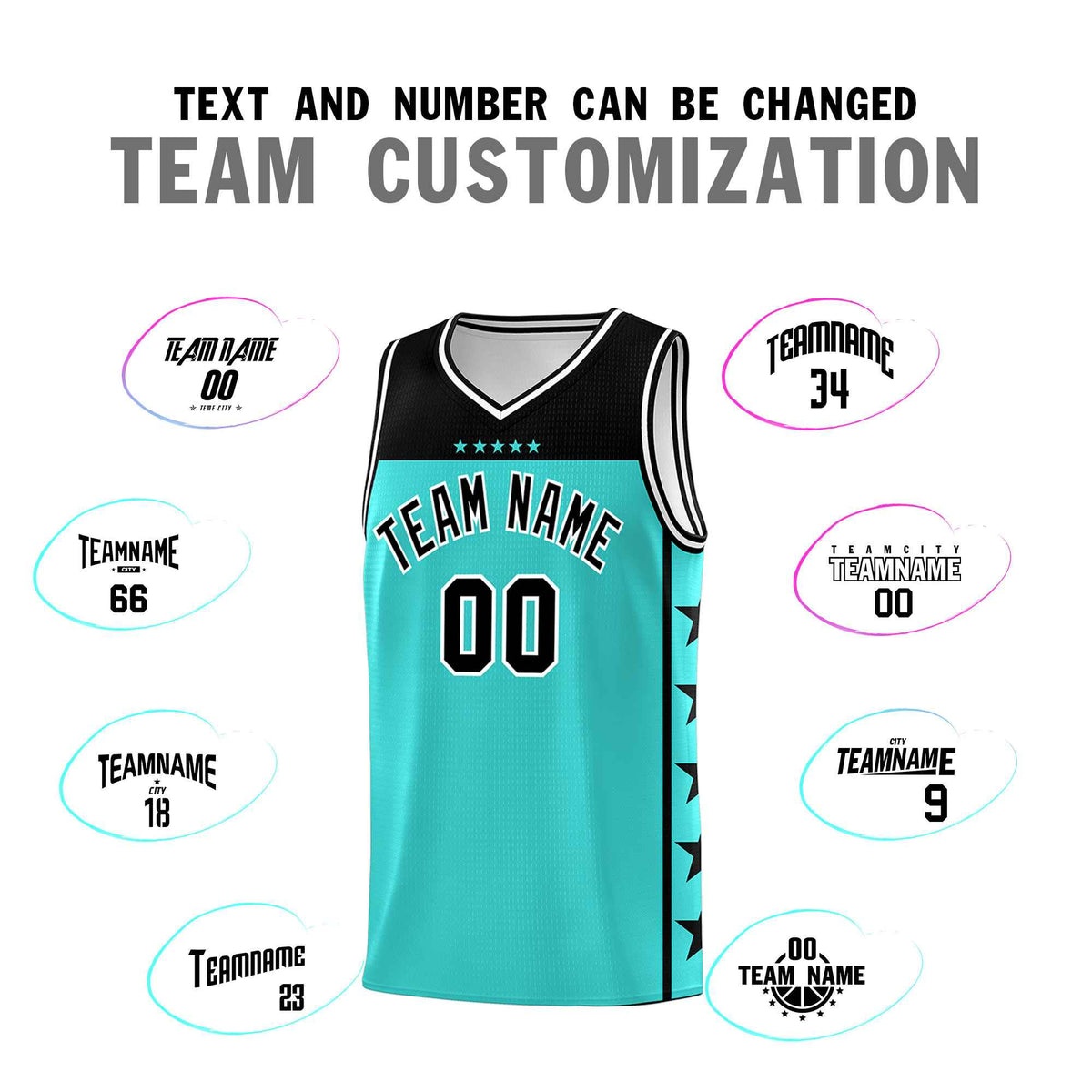 Custom Bright Green Black Color Block Sets Sports Uniform Basketball Jersey