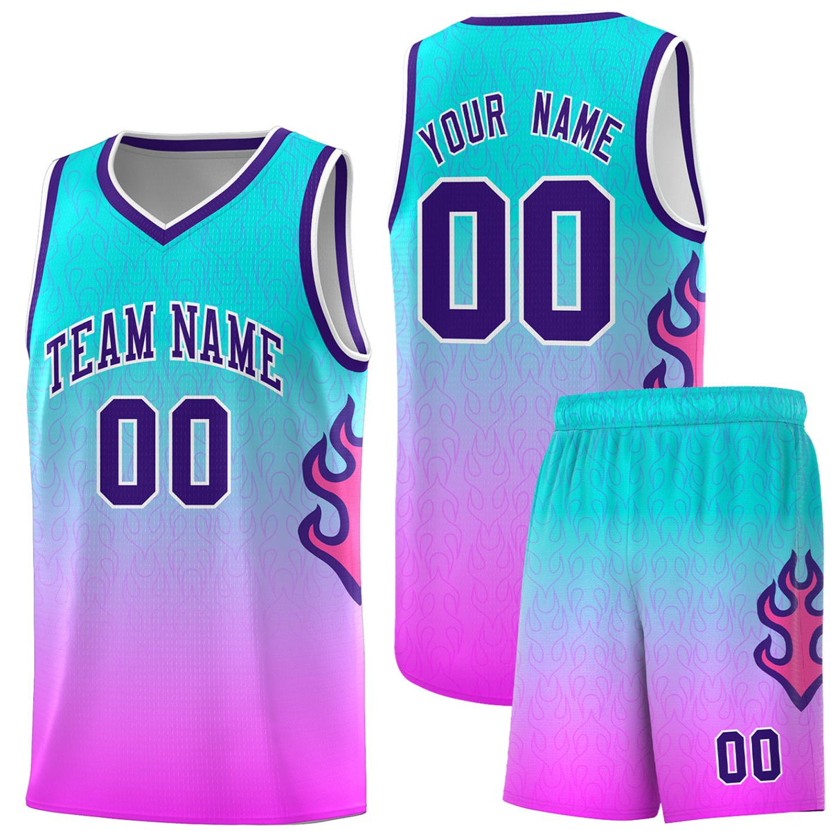 Custom Neon Green Navy-White Side Two-Tone Classic Sports Uniform Basketball Jersey |KXKSHOP