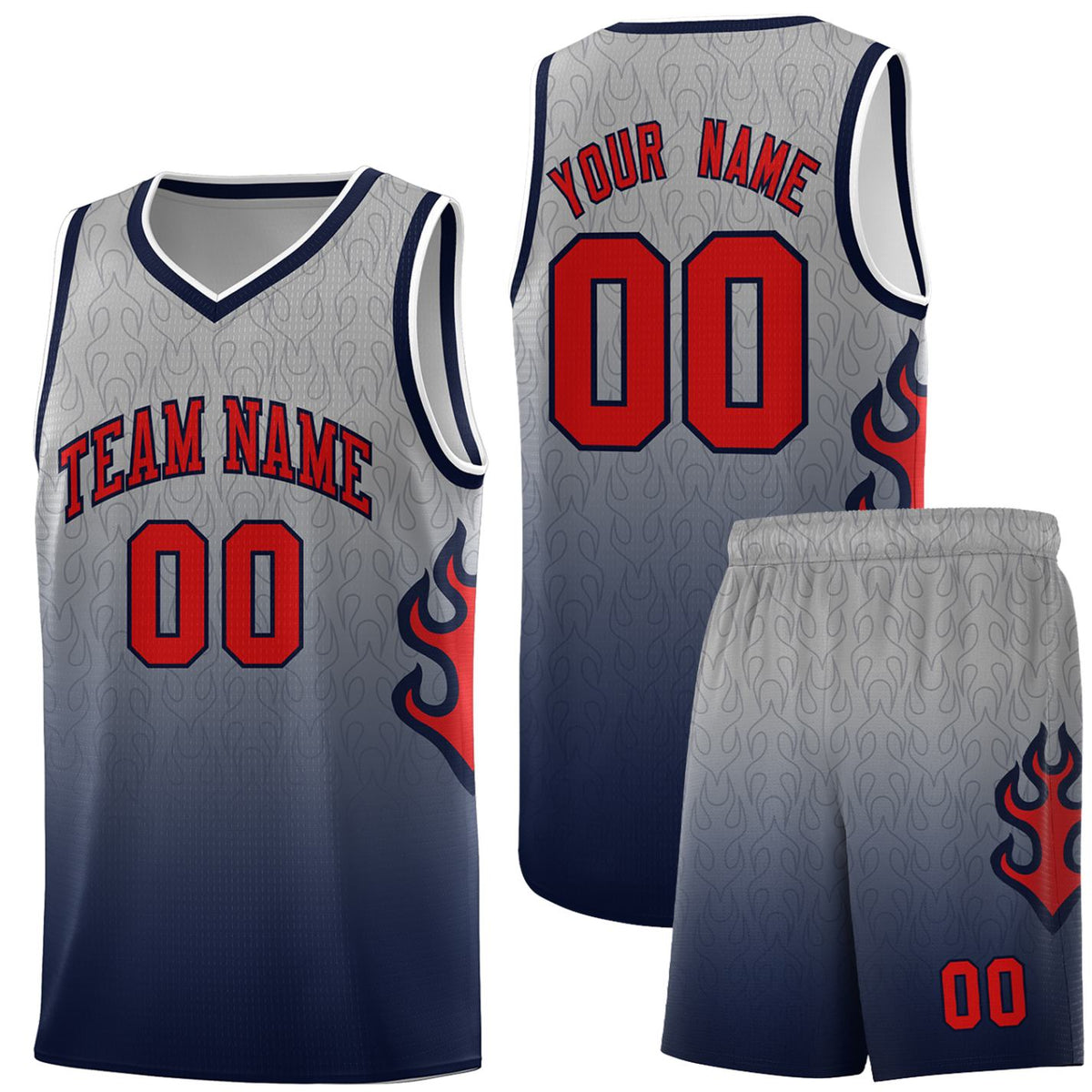 Custom Neon Green Navy-White Side Two-Tone Classic Sports Uniform Basketball Jersey |KXKSHOP