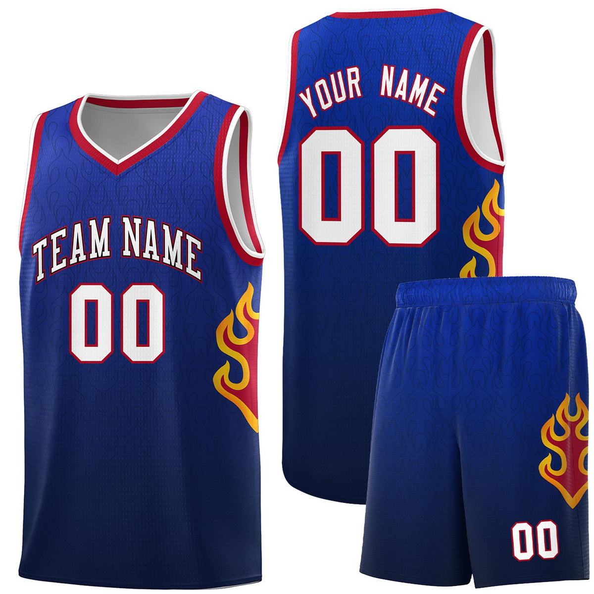 Custom Neon Green Navy-White Side Two-Tone Classic Sports Uniform Basketball Jersey |KXKSHOP