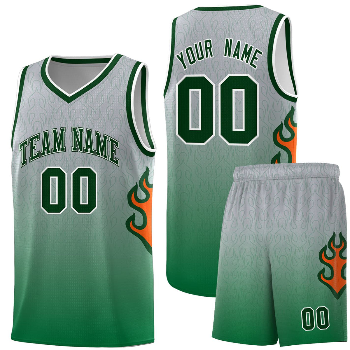 Custom Neon Green Navy-White Side Two-Tone Classic Sports Uniform Basketball Jersey |KXKSHOP