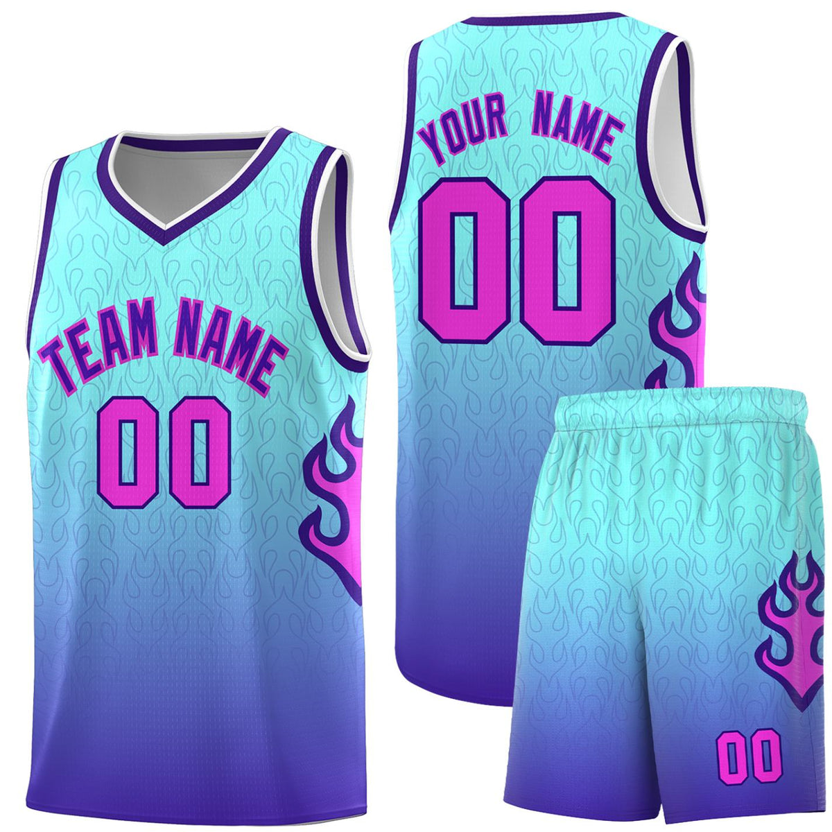 Custom Neon Green Navy-White Side Two-Tone Classic Sports Uniform Basketball Jersey |KXKSHOP