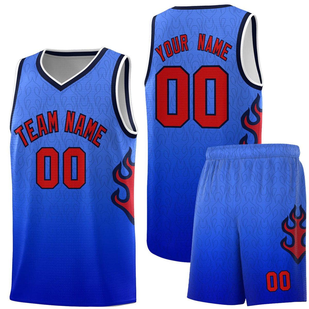 Custom Neon Green Navy-White Side Two-Tone Classic Sports Uniform Basketball Jersey |KXKSHOP