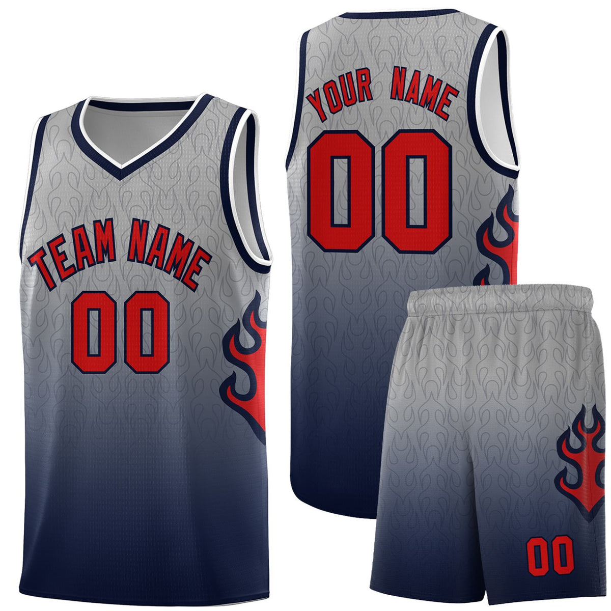 Custom Neon Green Navy-White Side Two-Tone Classic Sports Uniform Basketball Jersey |KXKSHOP