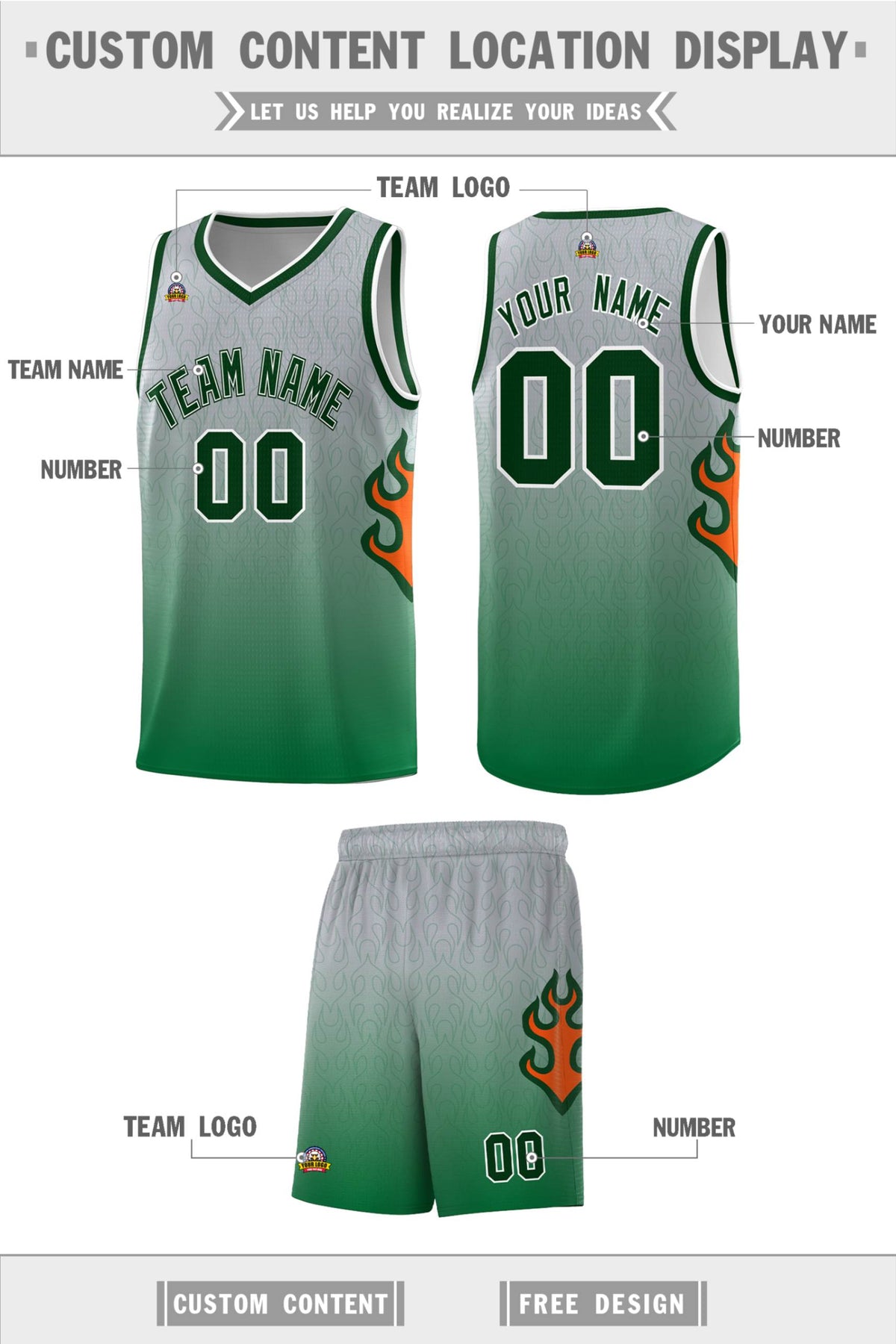 Custom Neon Green Navy-White Side Two-Tone Classic Sports Uniform Basketball Jersey |KXKSHOP