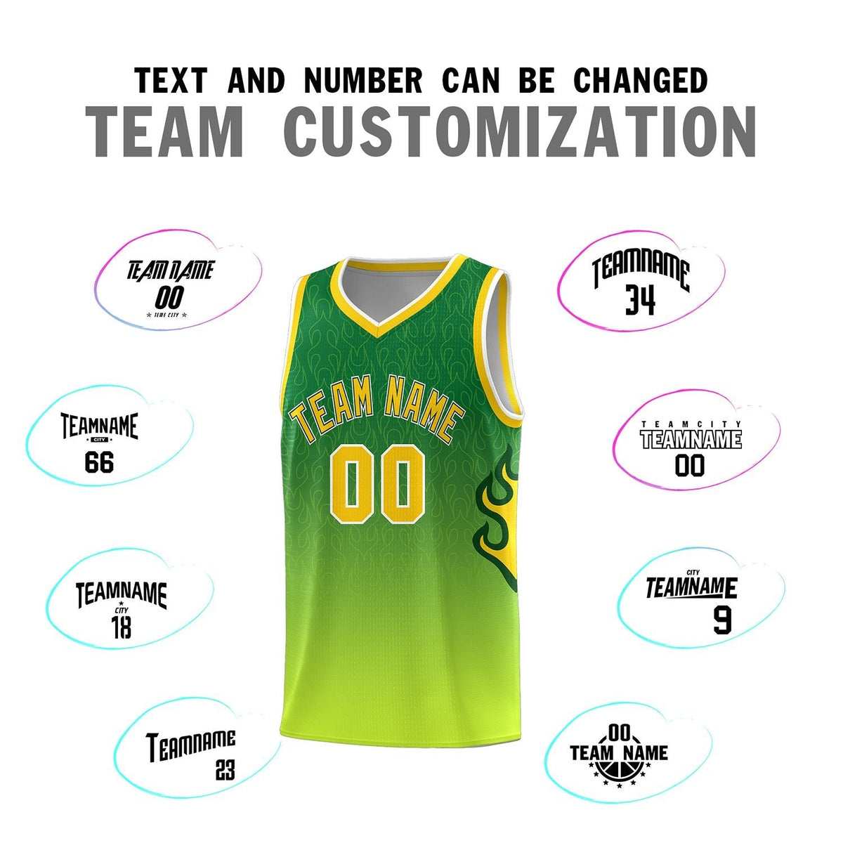 Custom Neon Green Navy-White Side Two-Tone Classic Sports Uniform Basketball Jersey |KXKSHOP