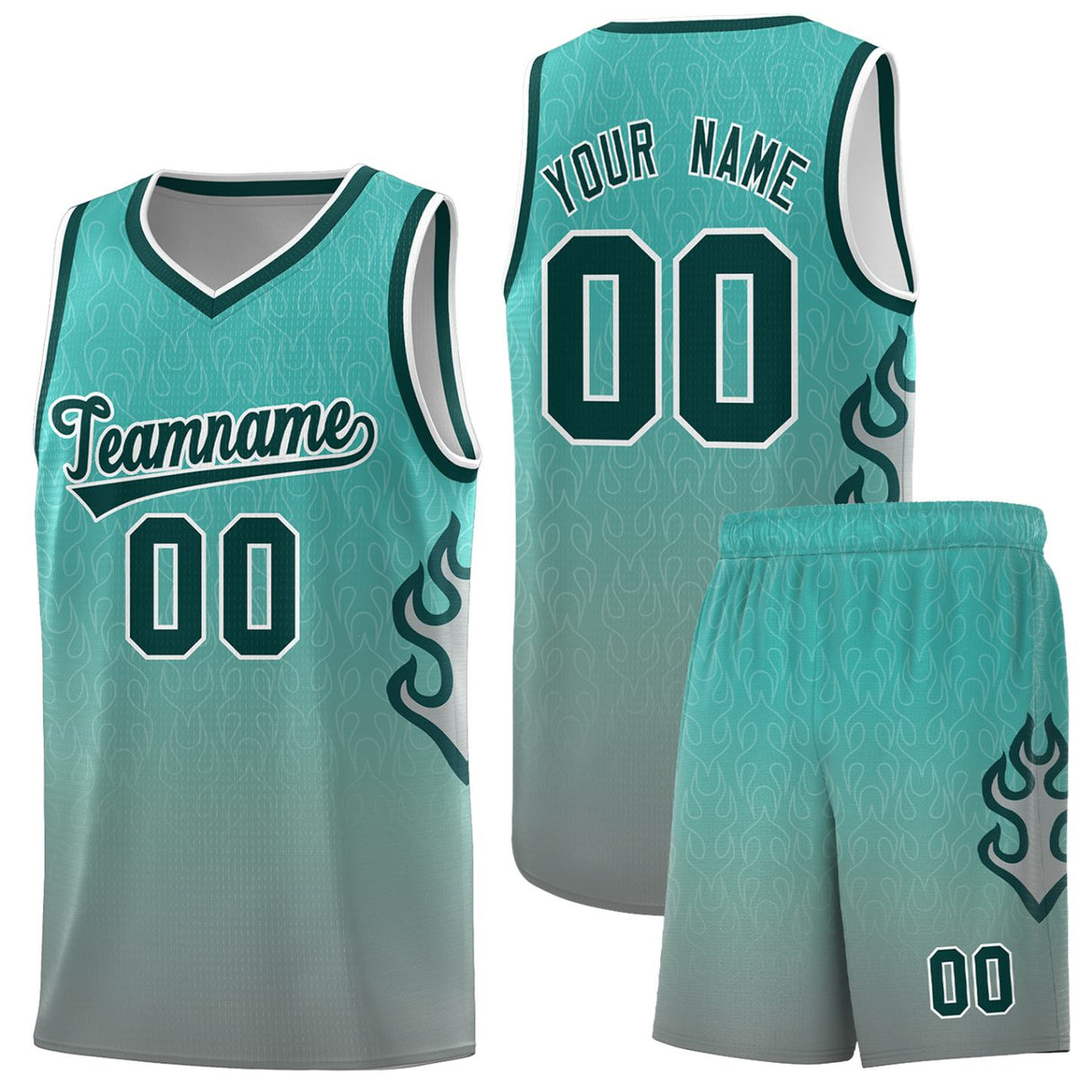 Custom Neon Green Navy-White Side Two-Tone Classic Sports Uniform Basketball Jersey |KXKSHOP
