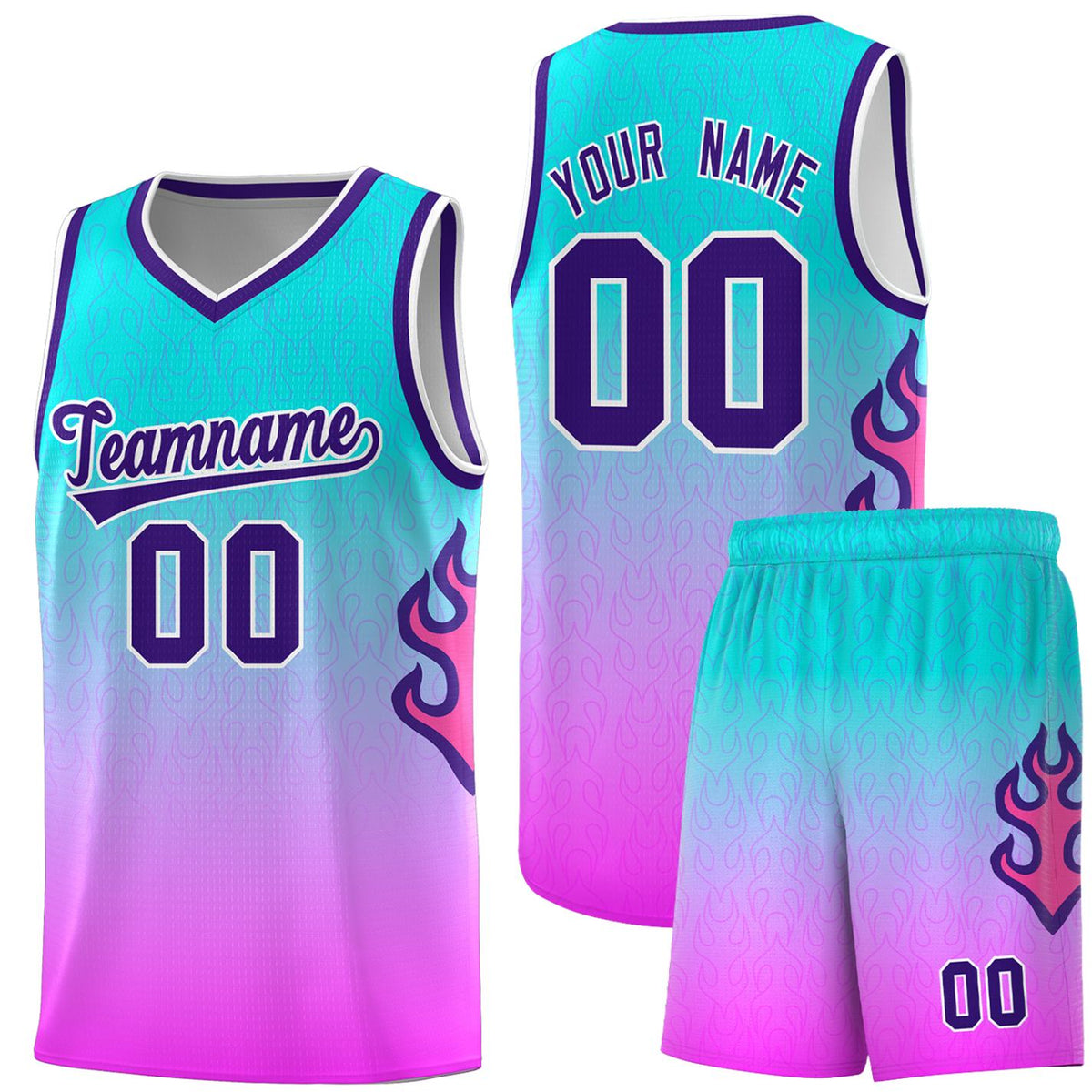 Custom Neon Green Navy-White Side Two-Tone Classic Sports Uniform Basketball Jersey |KXKSHOP