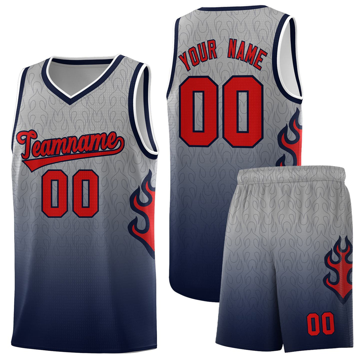 Custom Neon Green Navy-White Side Two-Tone Classic Sports Uniform Basketball Jersey |KXKSHOP