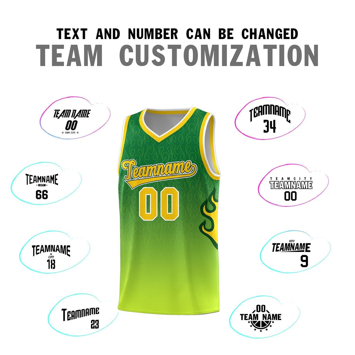 Custom Neon Green Navy-White Side Two-Tone Classic Sports Uniform Basketball Jersey |KXKSHOP