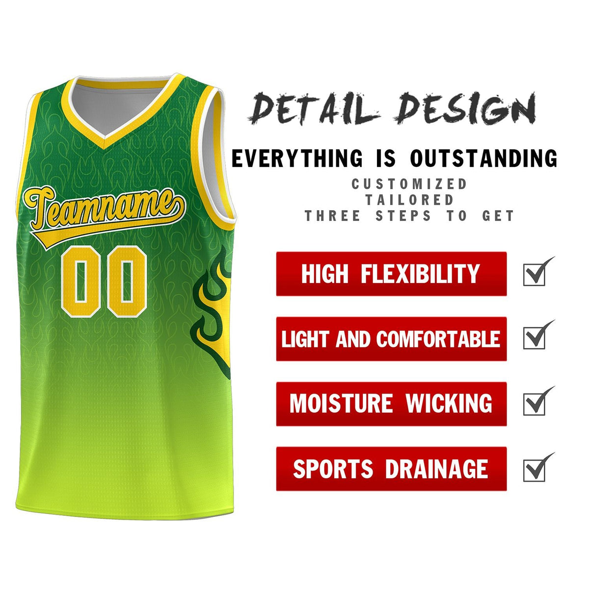 Custom Neon Green Navy-White Side Two-Tone Classic Sports Uniform Basketball Jersey |KXKSHOP