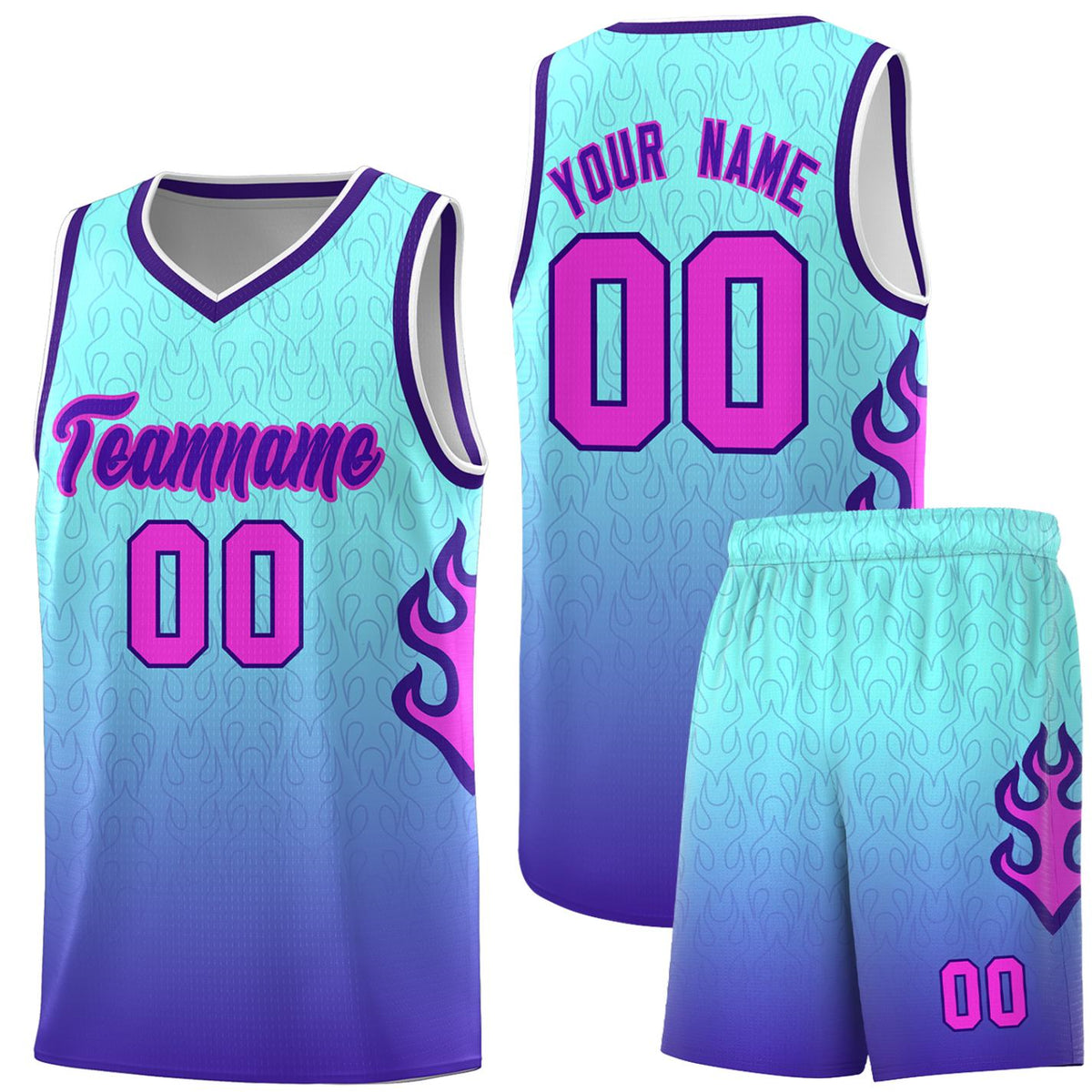 Custom Neon Green Navy-White Side Two-Tone Classic Sports Uniform Basketball Jersey |KXKSHOP