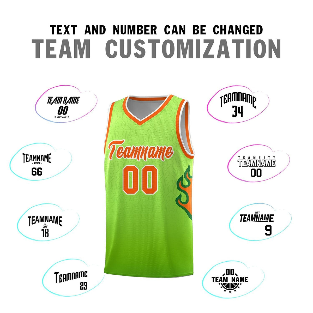 Custom Neon Green Navy-White Side Two-Tone Classic Sports Uniform Basketball Jersey |KXKSHOP