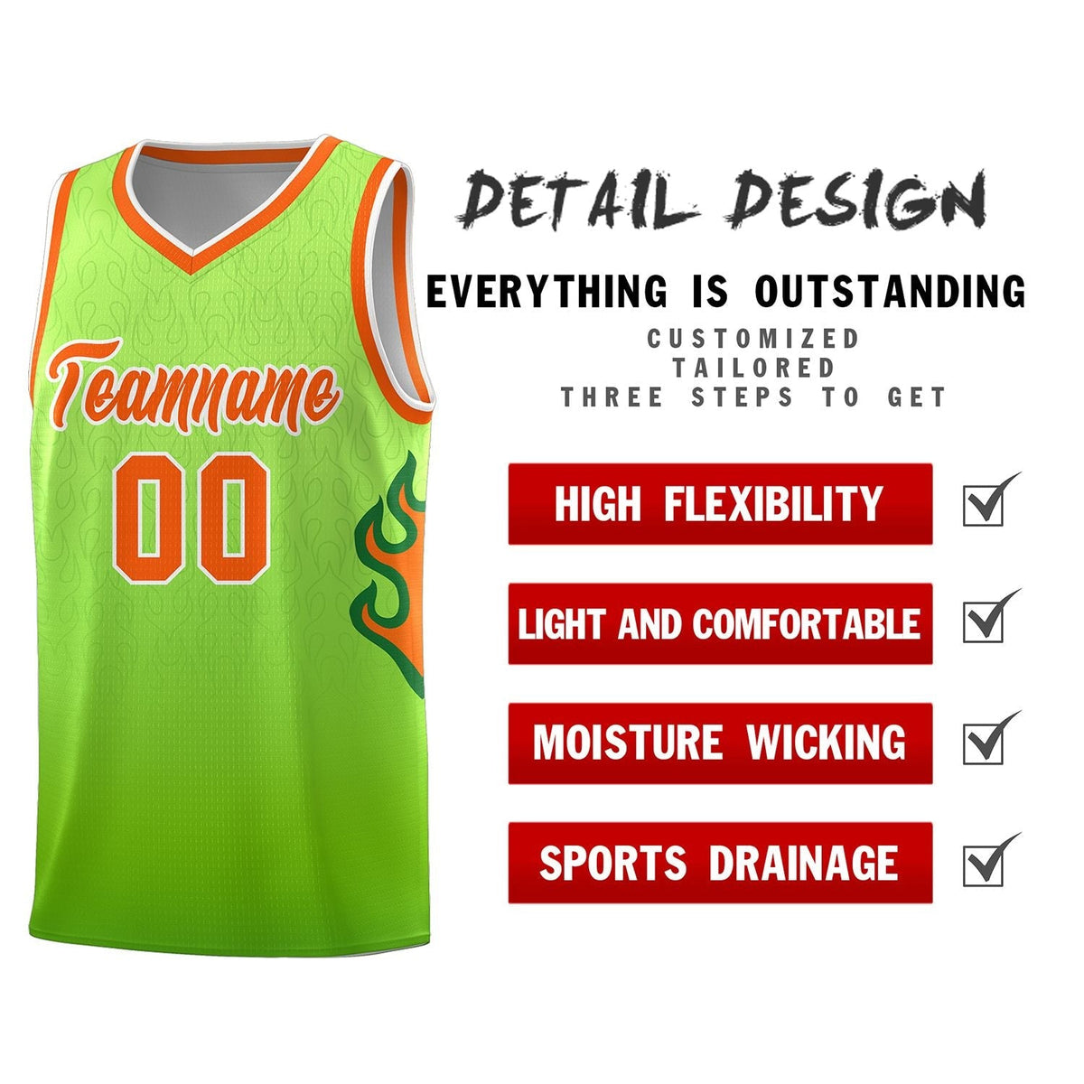 Custom Neon Green Navy-White Side Two-Tone Classic Sports Uniform Basketball Jersey |KXKSHOP