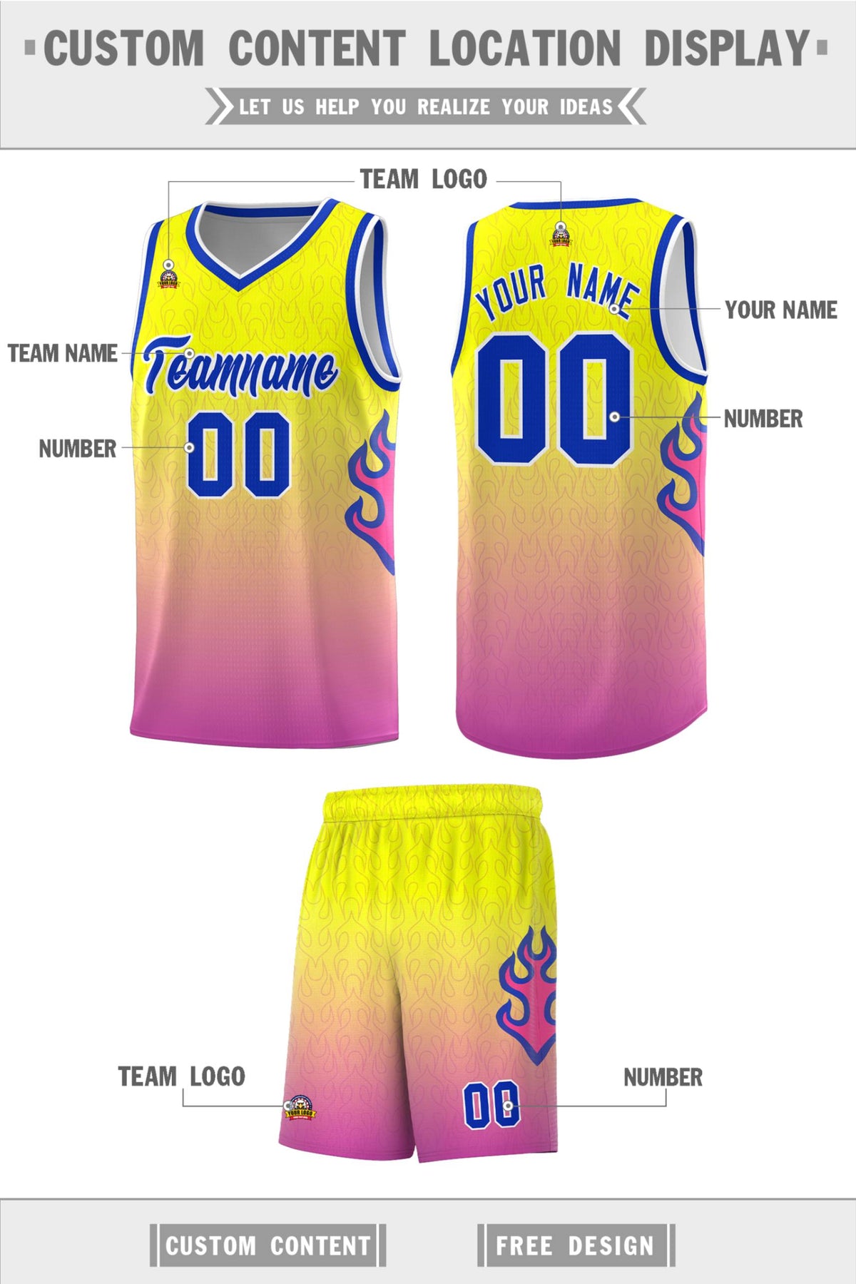 Custom Neon Green Navy-White Side Two-Tone Classic Sports Uniform Basketball Jersey |KXKSHOP