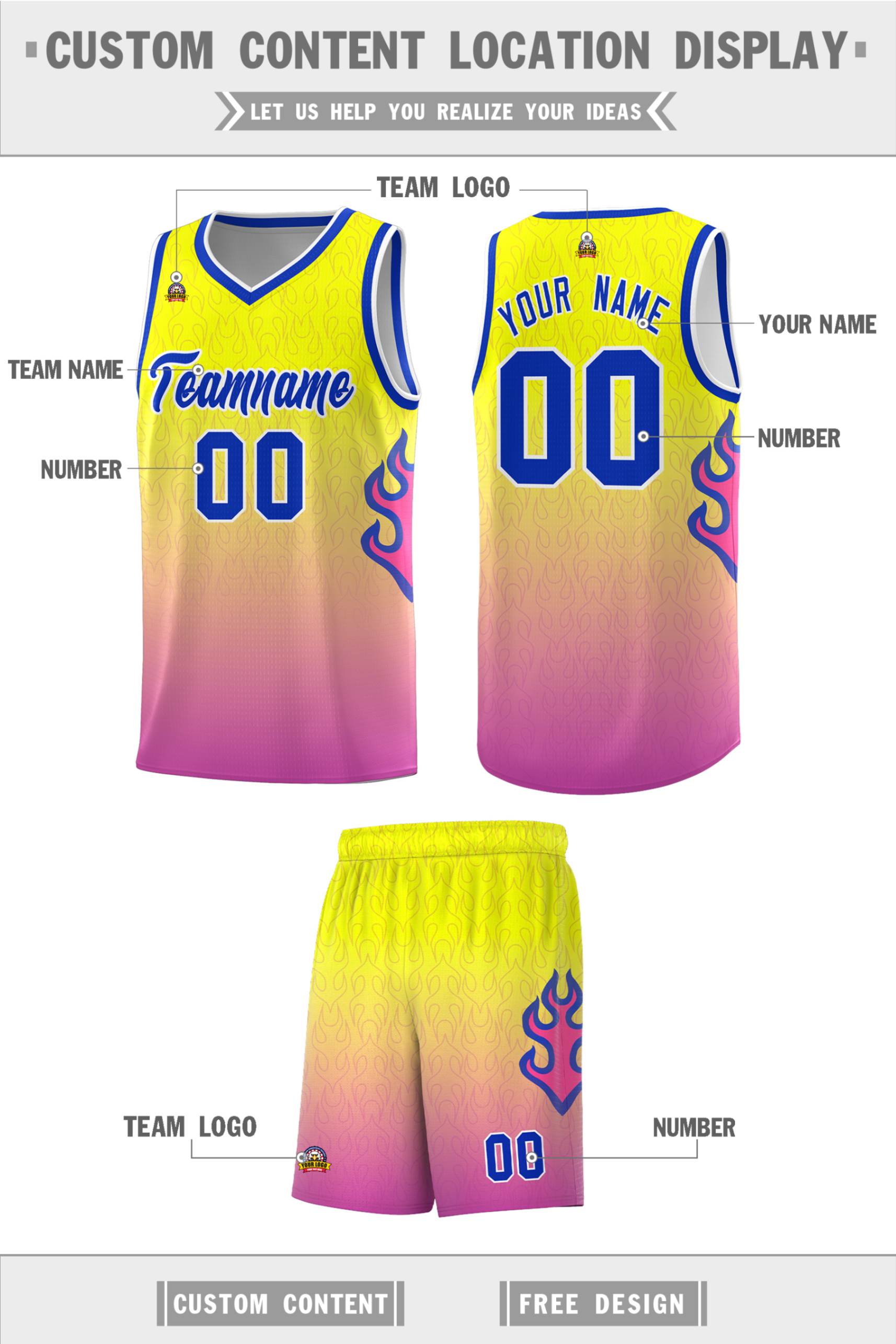 Custom Neon Green Navy-White Side Two-Tone Classic Sports Uniform Basketball Jersey |KXKSHOP