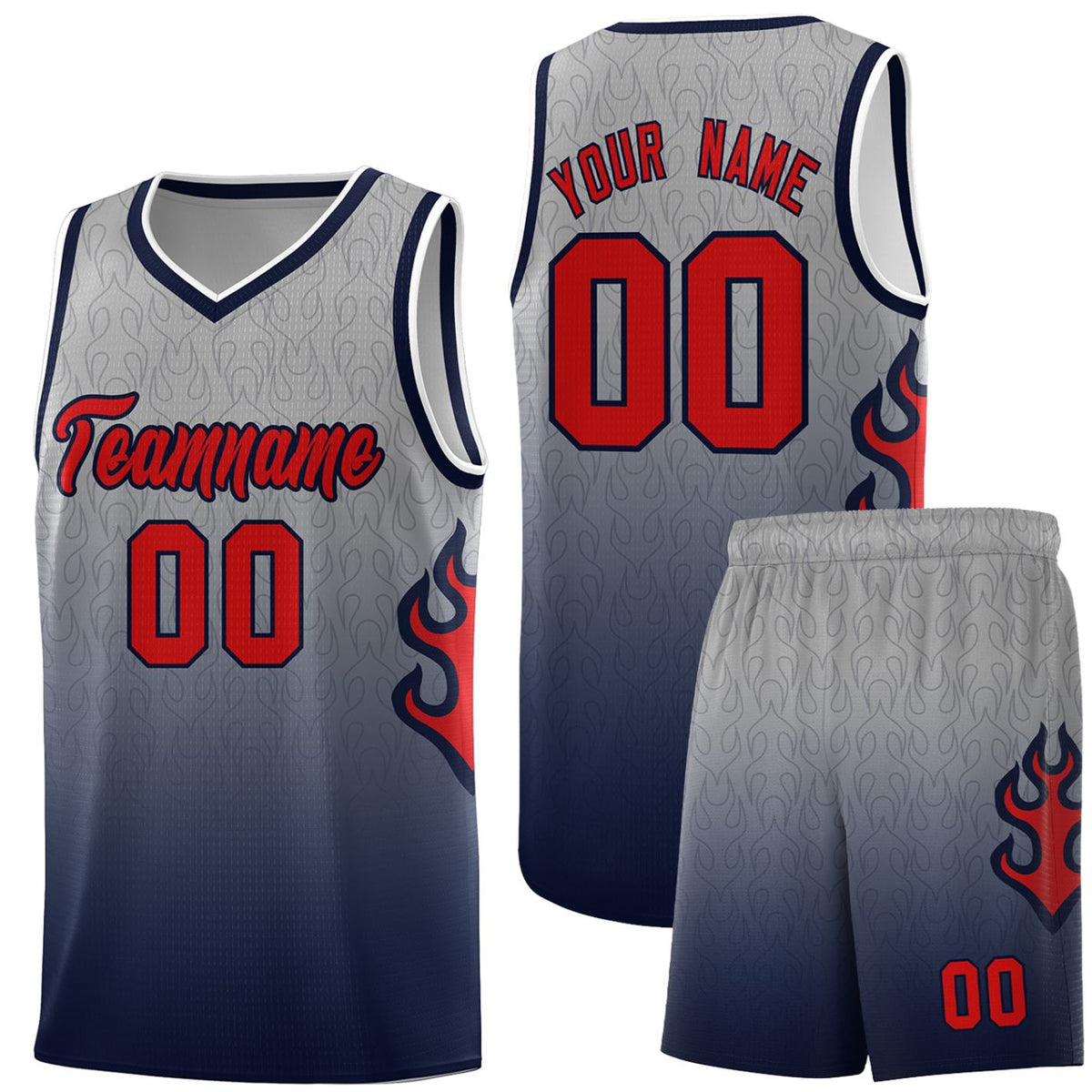 Custom Neon Green Navy-White Side Two-Tone Classic Sports Uniform Basketball Jersey |KXKSHOP