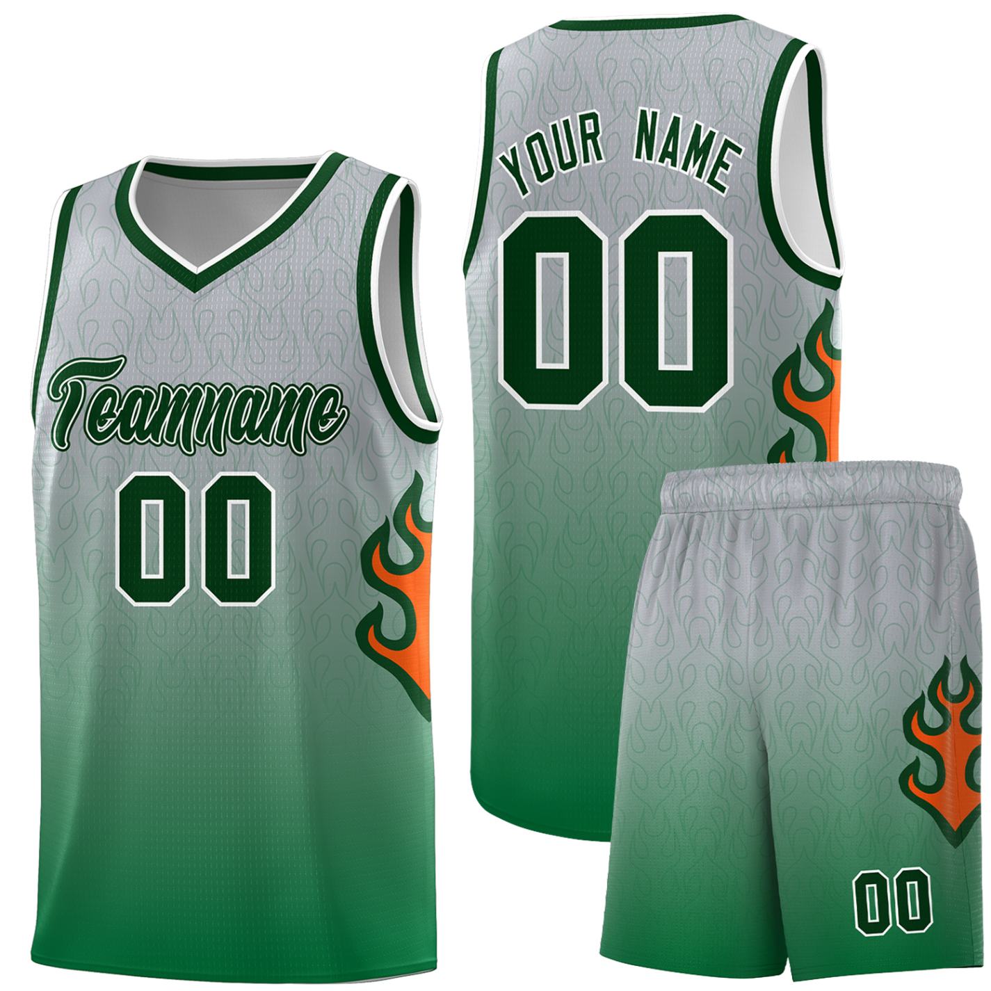 Custom Neon Green Navy-White Side Two-Tone Classic Sports Uniform Basketball Jersey |KXKSHOP
