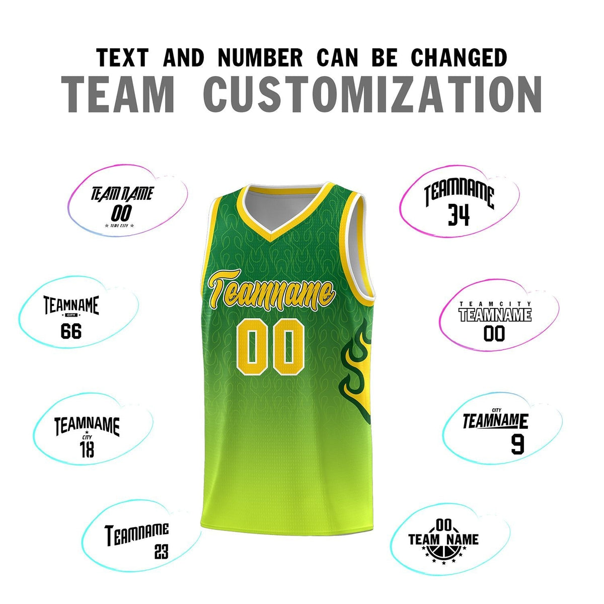 Custom Neon Green Navy-White Side Two-Tone Classic Sports Uniform Basketball Jersey |KXKSHOP