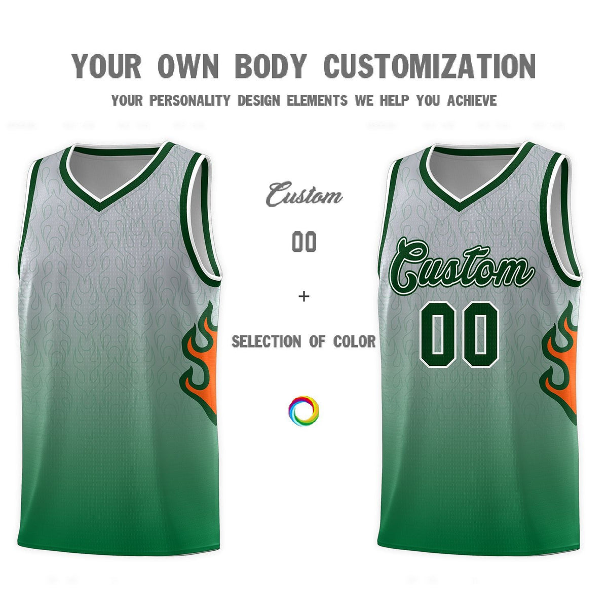 Custom Neon Green Navy-White Side Two-Tone Classic Sports Uniform Basketball Jersey |KXKSHOP