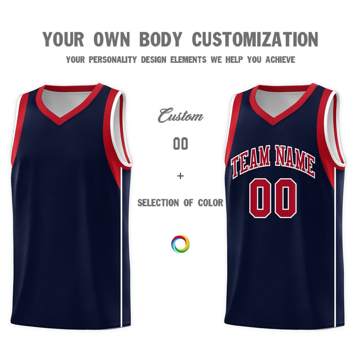 Custom Neon Green Navy-White Side Two-Tone Classic Sports Uniform Basketball Jersey |KXKSHOP