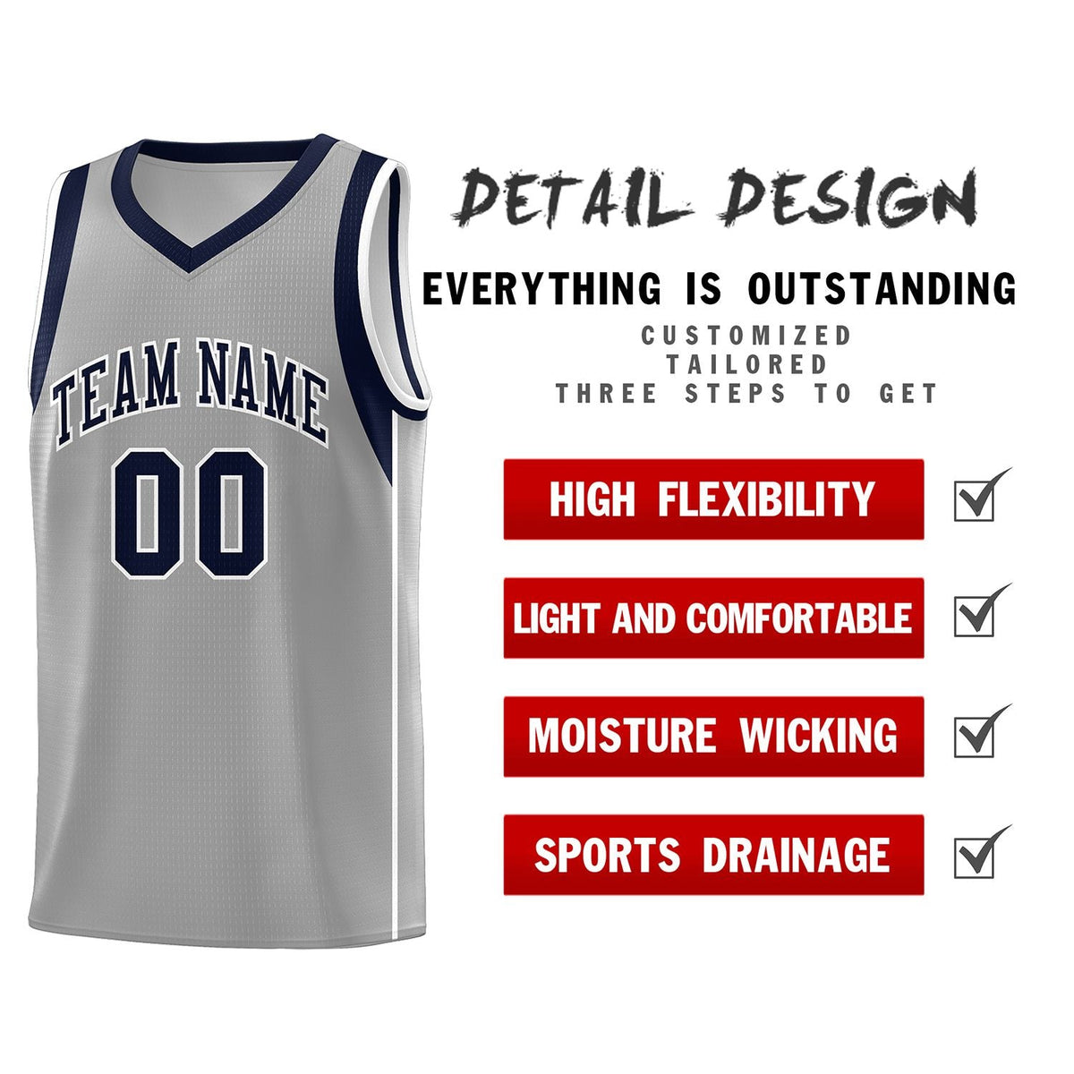 Custom Neon Green Navy-White Side Two-Tone Classic Sports Uniform Basketball Jersey |KXKSHOP