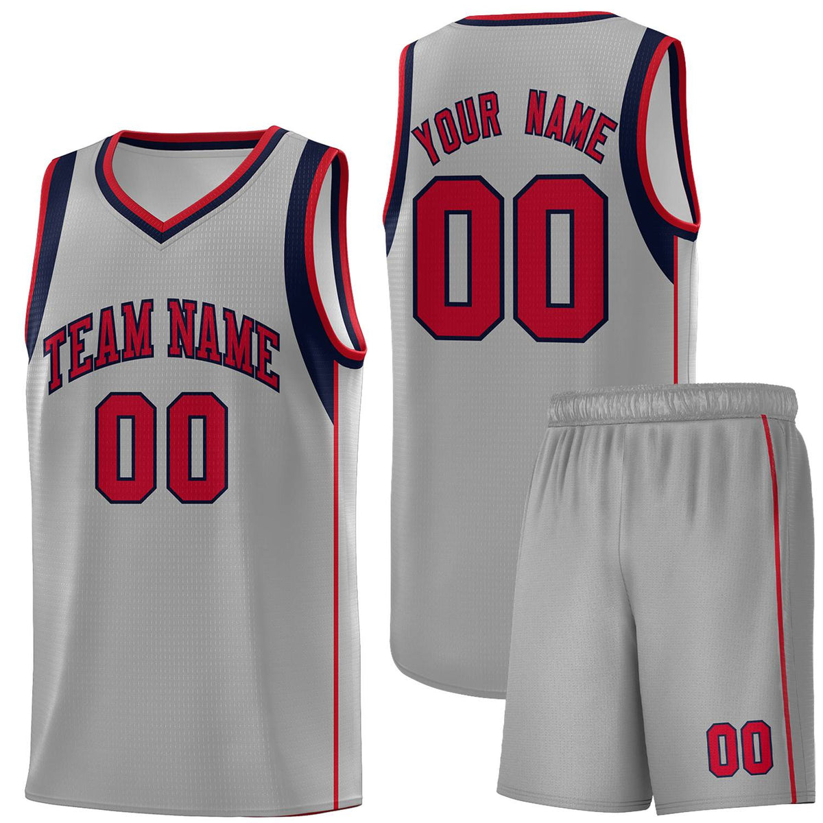 Custom Neon Green Navy-White Side Two-Tone Classic Sports Uniform Basketball Jersey |KXKSHOP