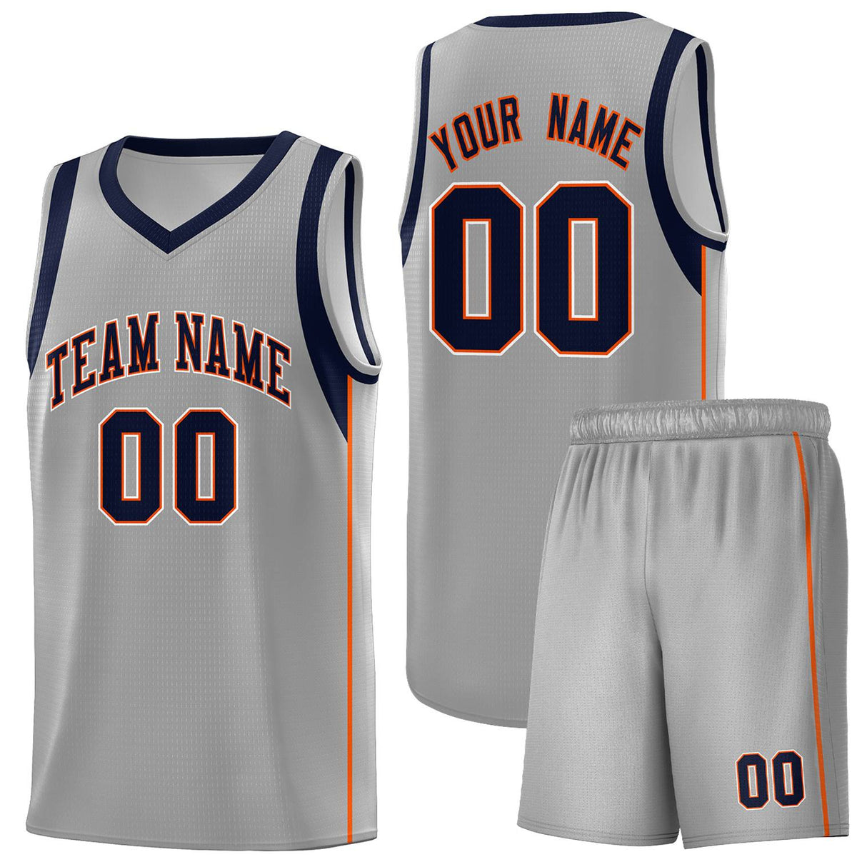 Custom Neon Green Navy-White Side Two-Tone Classic Sports Uniform Basketball Jersey |KXKSHOP