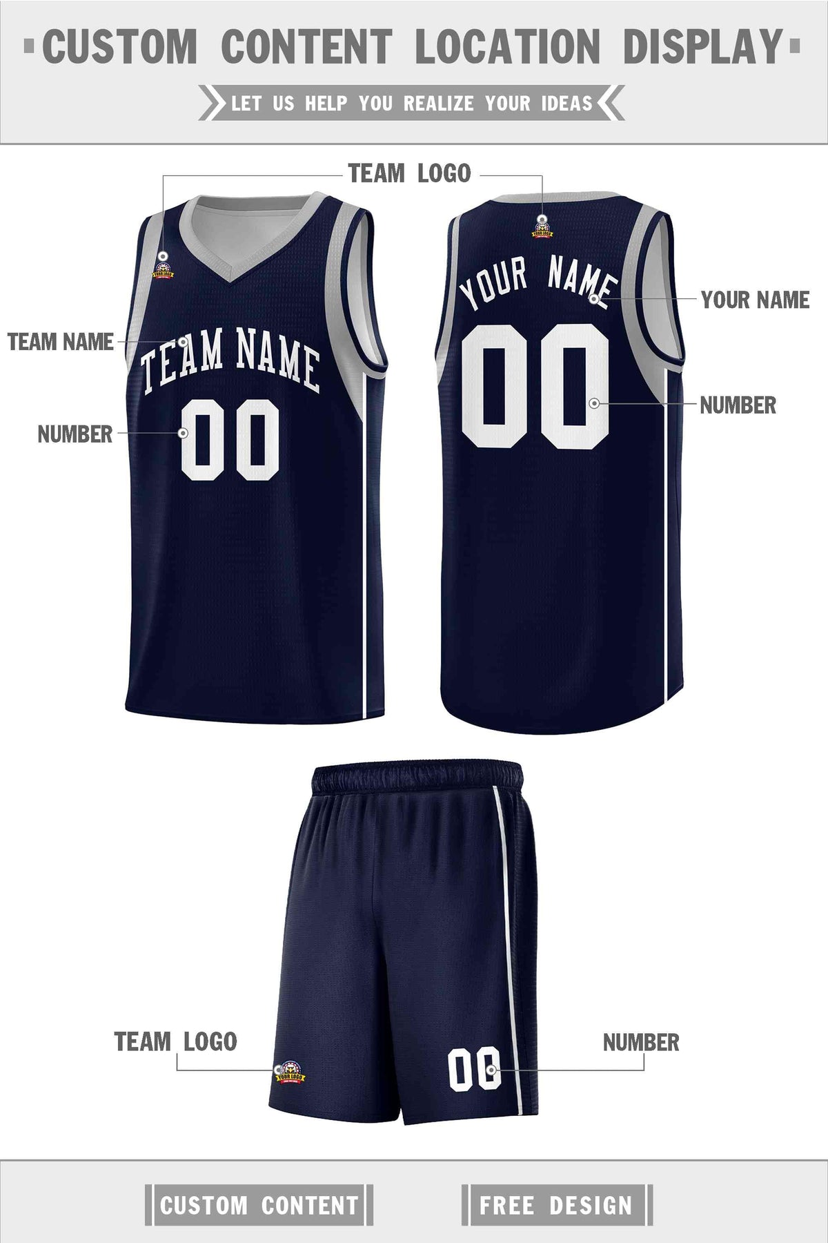Custom Neon Green Navy-White Side Two-Tone Classic Sports Uniform Basketball Jersey |KXKSHOP