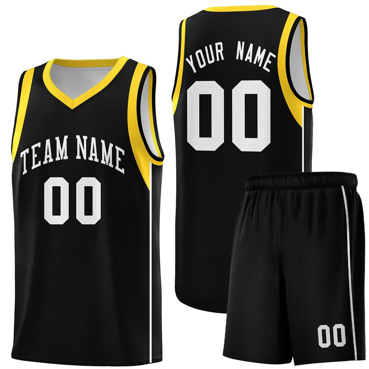 Custom Neon Green Navy-White Side Two-Tone Classic Sports Uniform Basketball Jersey |KXKSHOP