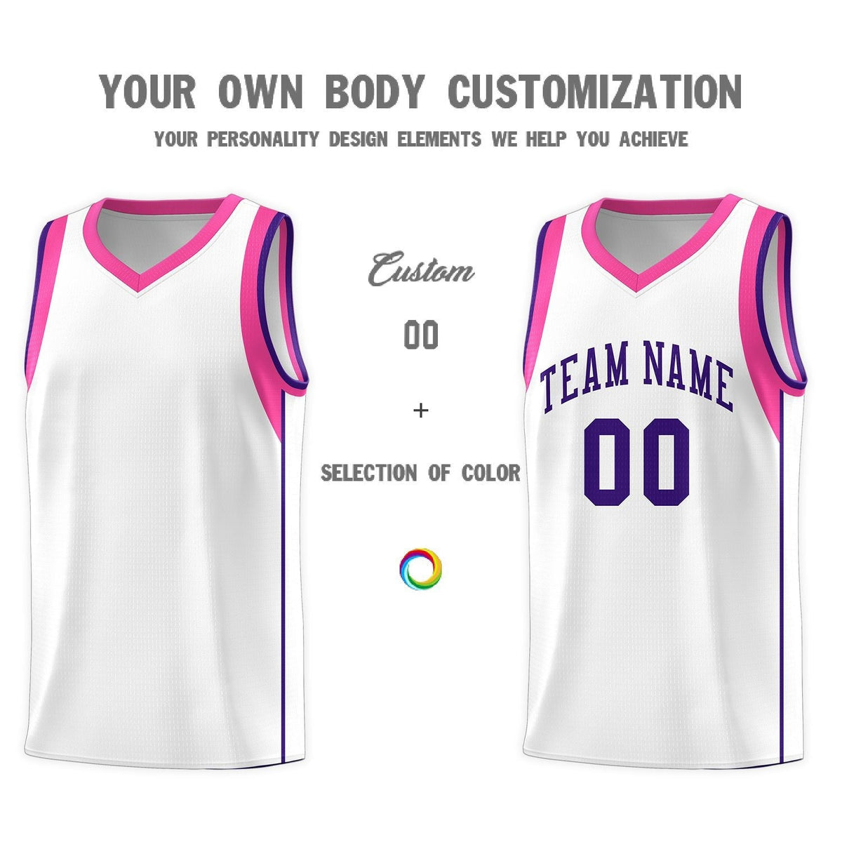 Custom Neon Green Navy-White Side Two-Tone Classic Sports Uniform Basketball Jersey |KXKSHOP