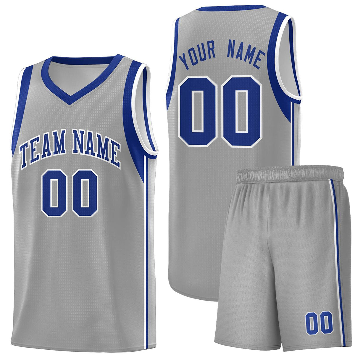 Custom Neon Green Navy-White Side Two-Tone Classic Sports Uniform Basketball Jersey |KXKSHOP