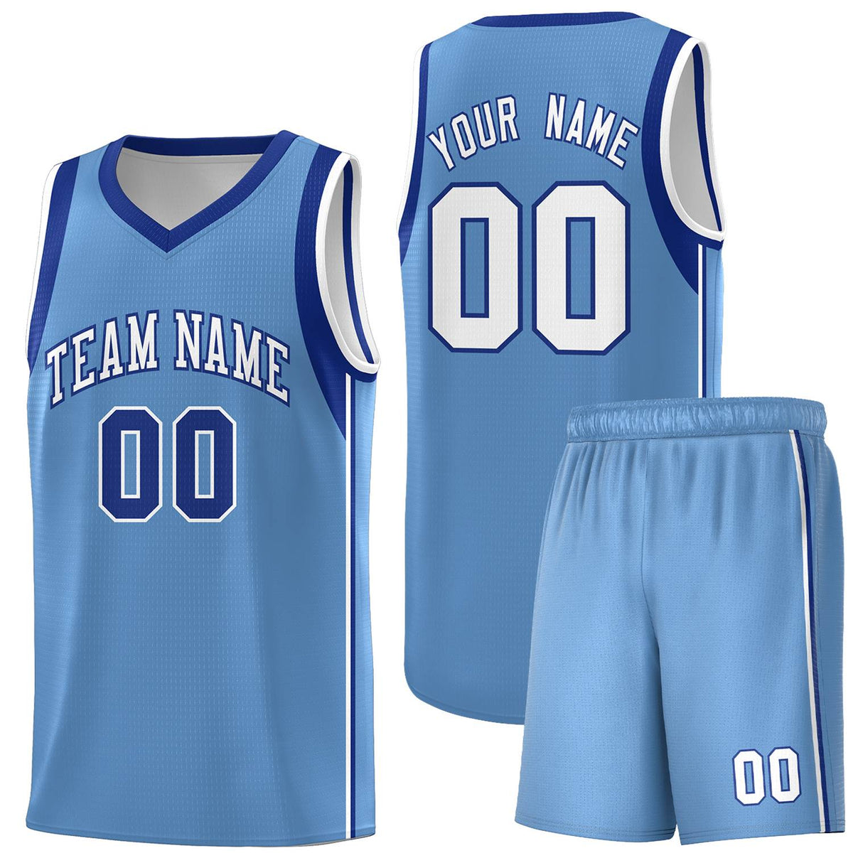 Custom Neon Green Navy-White Side Two-Tone Classic Sports Uniform Basketball Jersey |KXKSHOP