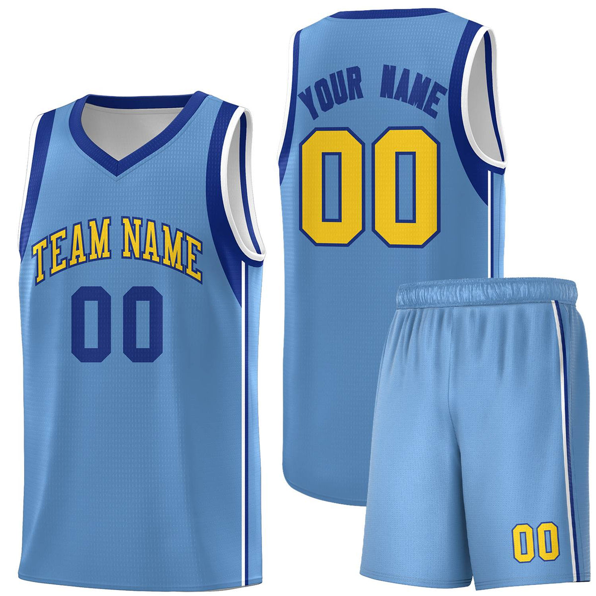 Custom Neon Green Navy-White Side Two-Tone Classic Sports Uniform Basketball Jersey |KXKSHOP