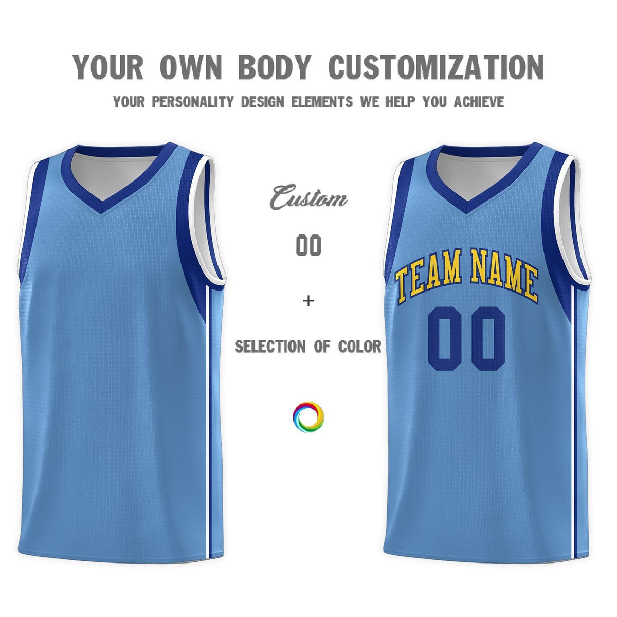 Custom Neon Green Navy-White Side Two-Tone Classic Sports Uniform Basketball Jersey |KXKSHOP