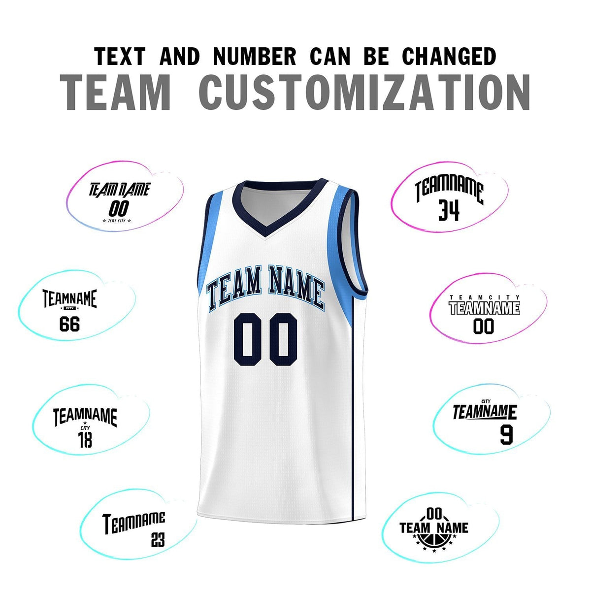 Custom Neon Green Navy-White Side Two-Tone Classic Sports Uniform Basketball Jersey |KXKSHOP