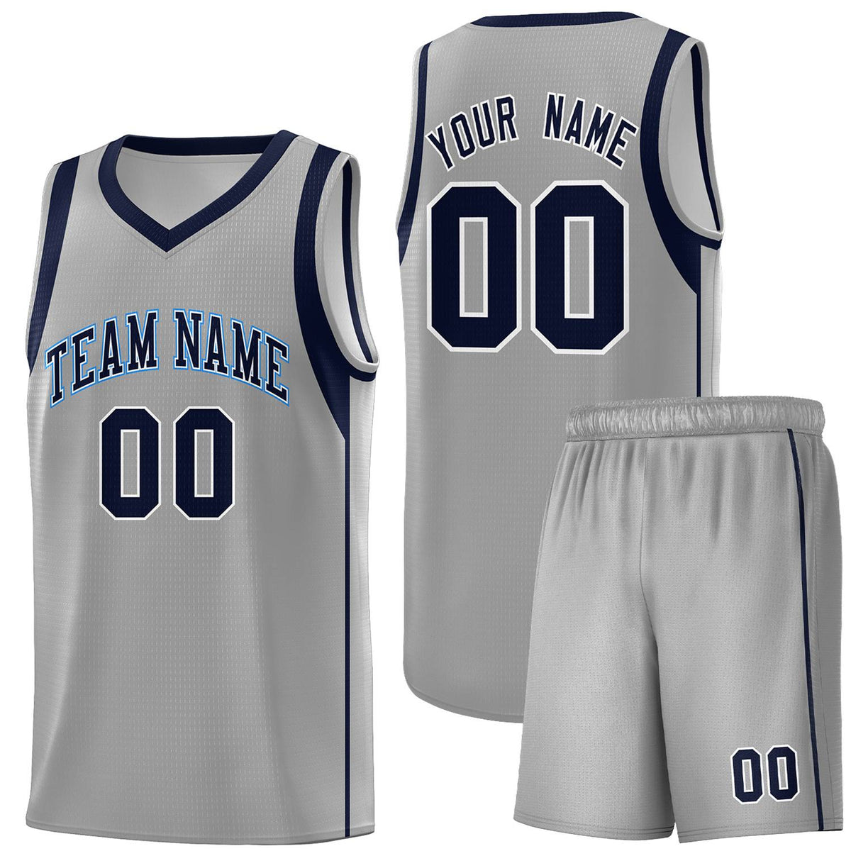 Custom Neon Green Navy-White Side Two-Tone Classic Sports Uniform Basketball Jersey |KXKSHOP