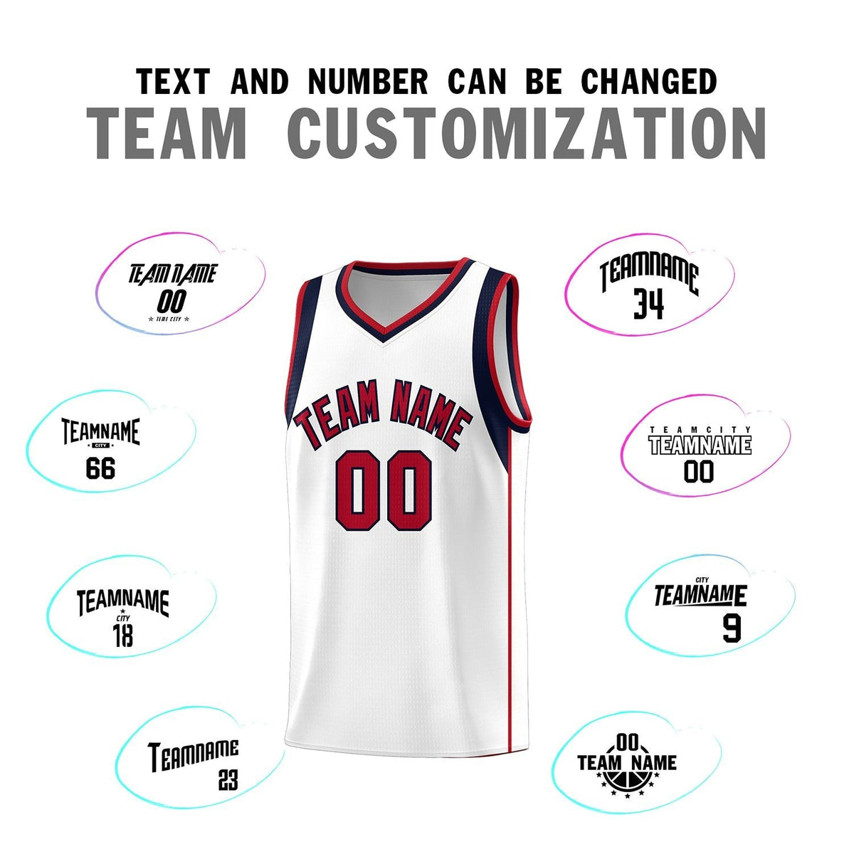 Custom Neon Green Navy-White Side Two-Tone Classic Sports Uniform Basketball Jersey |KXKSHOP