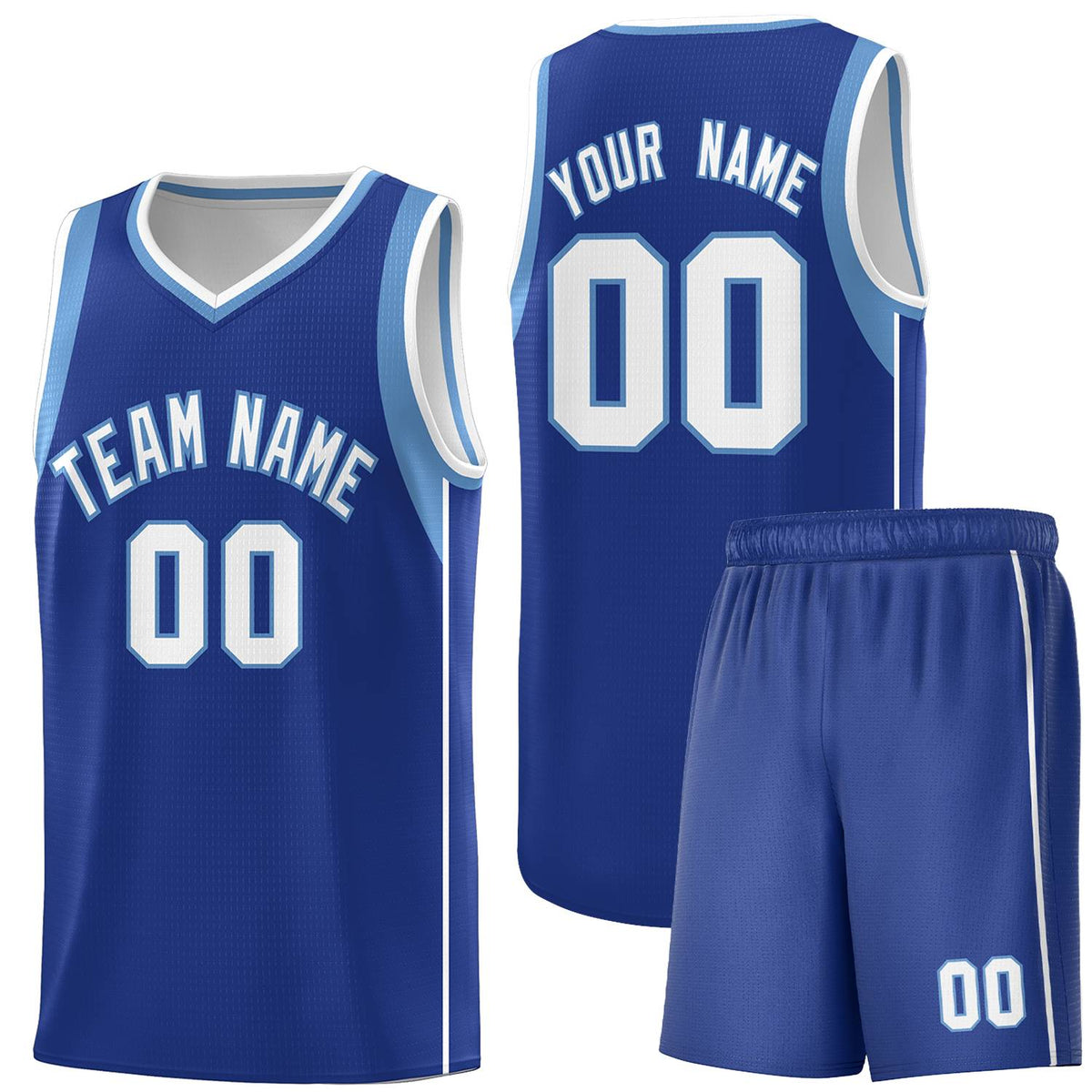 Custom Neon Green Navy-White Side Two-Tone Classic Sports Uniform Basketball Jersey |KXKSHOP