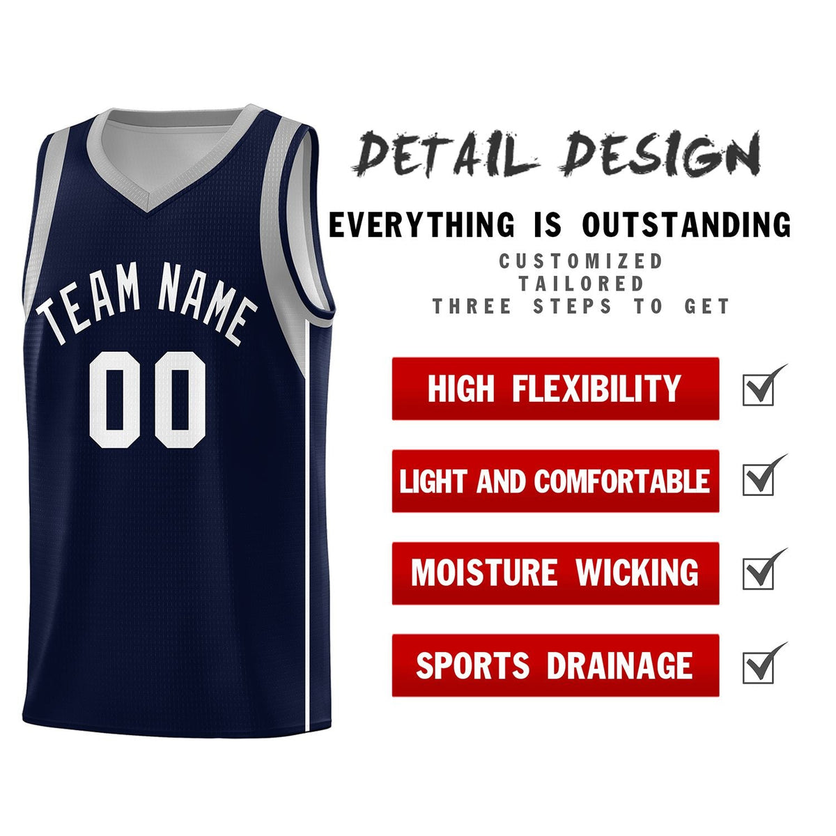 Custom Neon Green Navy-White Side Two-Tone Classic Sports Uniform Basketball Jersey |KXKSHOP