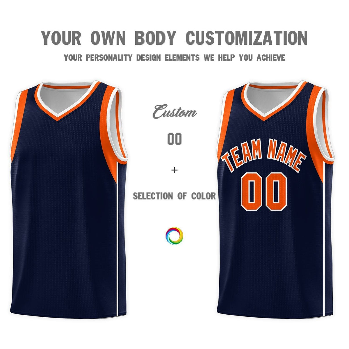 Custom Neon Green Navy-White Side Two-Tone Classic Sports Uniform Basketball Jersey |KXKSHOP