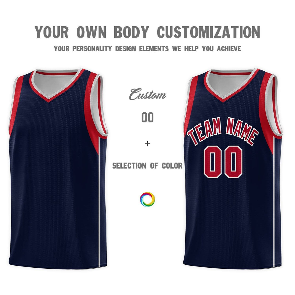 Custom Neon Green Navy-White Side Two-Tone Classic Sports Uniform Basketball Jersey |KXKSHOP