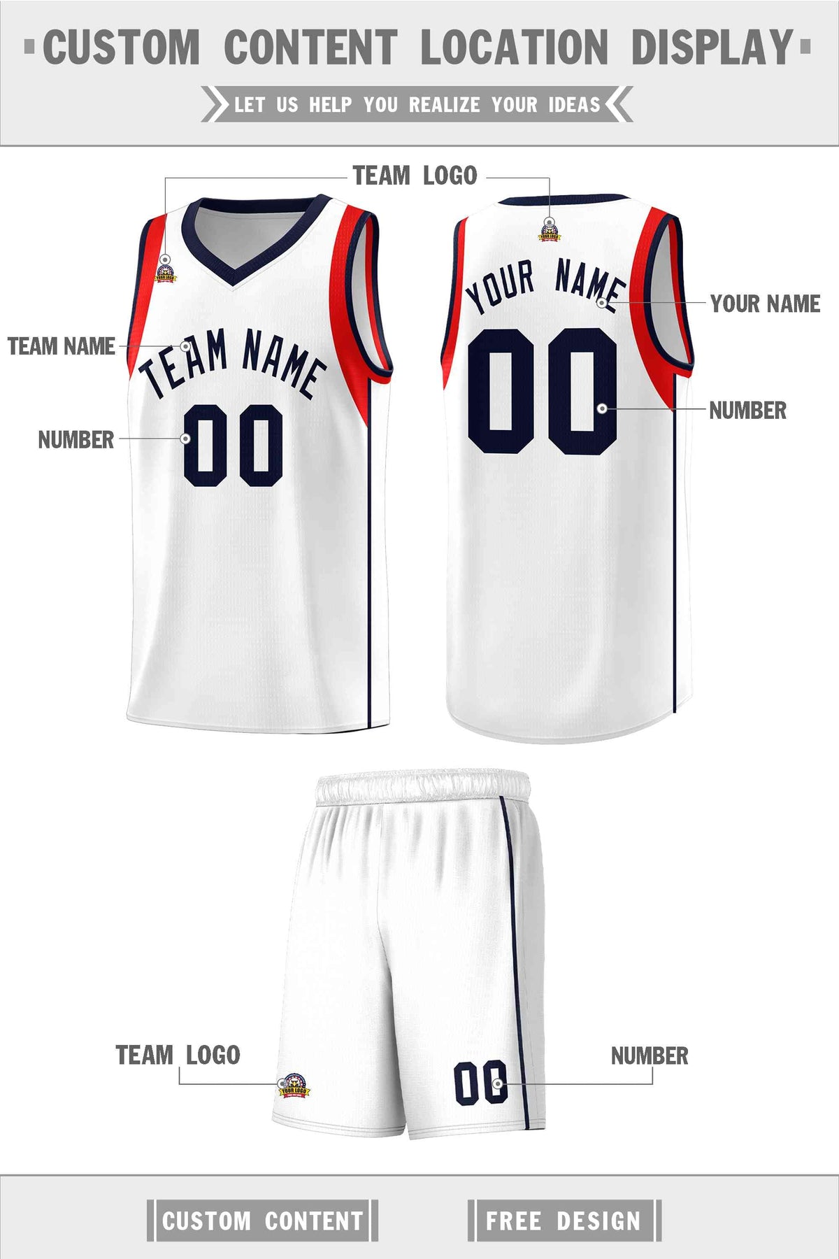 Custom Neon Green Navy-White Side Two-Tone Classic Sports Uniform Basketball Jersey |KXKSHOP