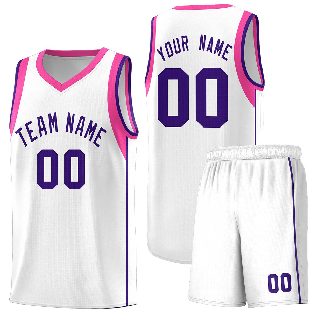 Custom Neon Green Navy-White Side Two-Tone Classic Sports Uniform Basketball Jersey |KXKSHOP