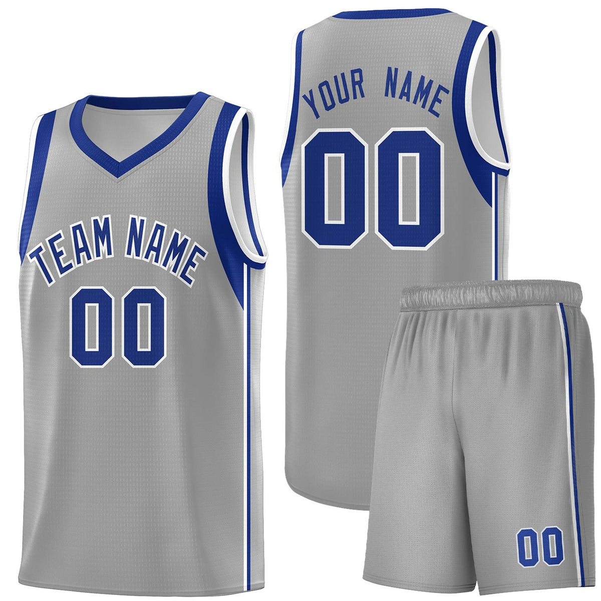 Custom Neon Green Navy-White Side Two-Tone Classic Sports Uniform Basketball Jersey |KXKSHOP