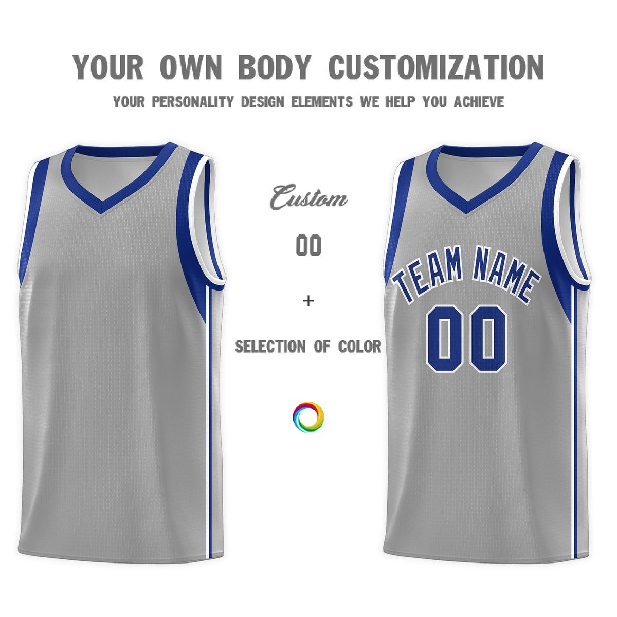 Custom Neon Green Navy-White Side Two-Tone Classic Sports Uniform Basketball Jersey |KXKSHOP