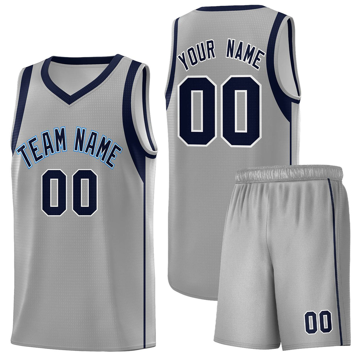 Custom Neon Green Navy-White Side Two-Tone Classic Sports Uniform Basketball Jersey |KXKSHOP